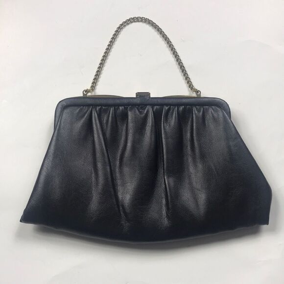 VINTAGE BLACK ANDE HANDBAG - Picture 5 of 8